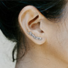 Raven Claw Ear Climber Earrings Thumb 02