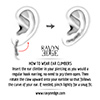 Raven Claw Ear Climber Earrings Thumb 04