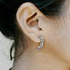 Raven Claw Hoop Earrings Thumb 02