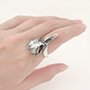 Raven Skull Ring Thumb 02